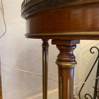 Black Bouillotte Style Table