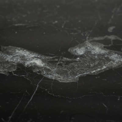 Black Carrara Marble Jumbo Coffee Table by Gae Aulenti for Knoll Inc 1960s