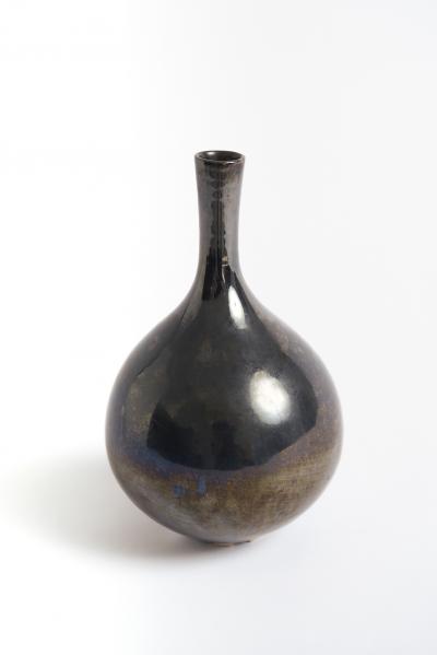 Black Ceramic Vase