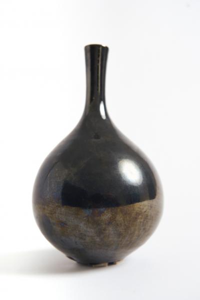 Black Ceramic Vase