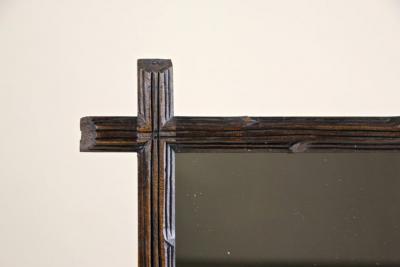 Black Forest Wall Mirror Hand Carved Austria circa 1880