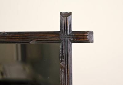 Black Forest Wall Mirror Hand Carved Austria circa 1880