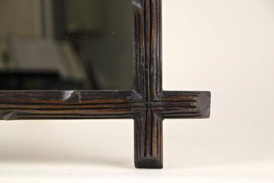 Black Forest Wall Mirror Hand Carved Austria circa 1880