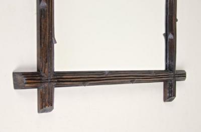 Black Forest Wall Mirror Hand Carved Austria circa 1880
