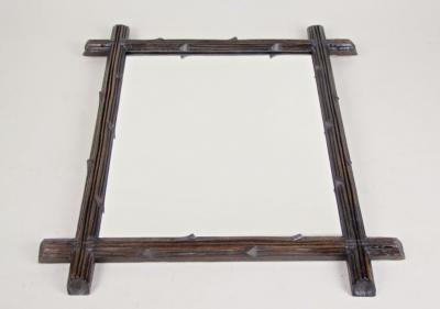 Black Forest Wall Mirror Hand Carved Austria circa 1880