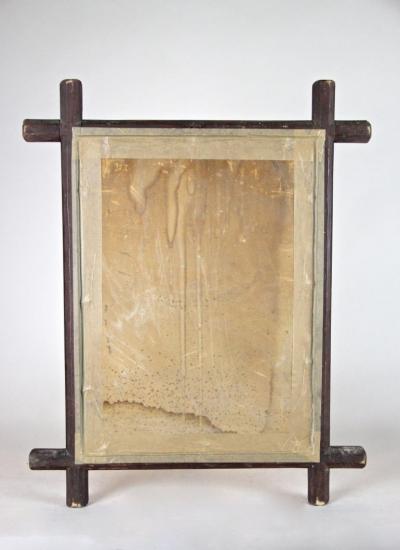 Black Forest Wall Mirror Hand Carved Austria circa 1900