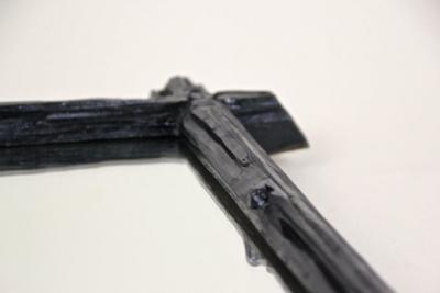 Black Forest Wall Mirror Rustic Design Austria circa 1880