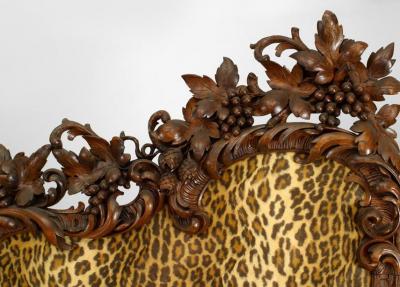 Black Forest Walnut 4 Fold Screen