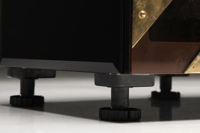 Black Gold Hollywood Regency Sideboard 2000s