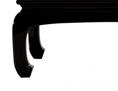Black High Gloss Polished Coffee Table