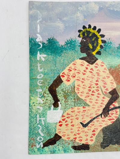 Black Joe Jackson Vintage Painting by Black Joe Jackson US 1922 1997 Titled Zetn Now 