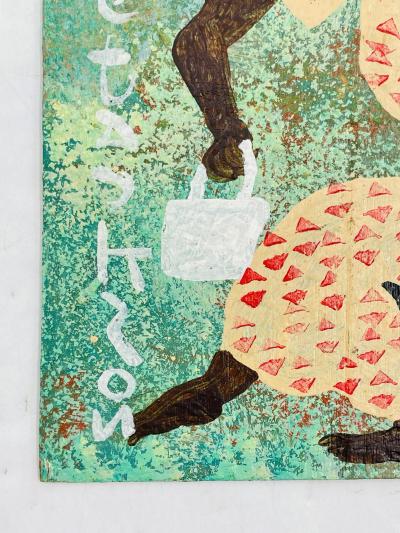 Black Joe Jackson Vintage Painting by Black Joe Jackson US 1922 1997 Titled Zetn Now 