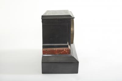 Black Marble Ansonian Mantel Desk Clock