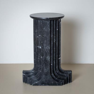 Black Marble Column attributed to Carlo Scarpa Italy 1970