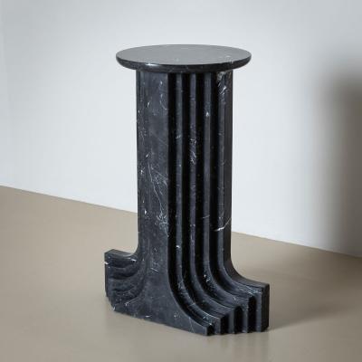 Black Marble Column attributed to Carlo Scarpa Italy 1970