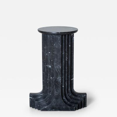 Black Marble Column attributed to Carlo Scarpa Italy 1970