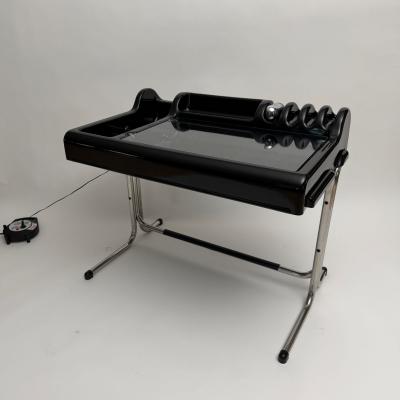 Black Orix Desk by Vittorio Parigi Nani Prina for Molteni Italy 1970s
