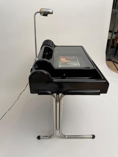 Black Orix Desk by Vittorio Parigi Nani Prina for Molteni Italy 1970s
