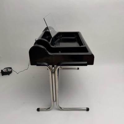 Black Orix Desk by Vittorio Parigi Nani Prina for Molteni Italy 1970s