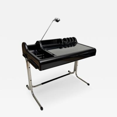 Black Orix Desk by Vittorio Parigi Nani Prina for Molteni Italy 1970s