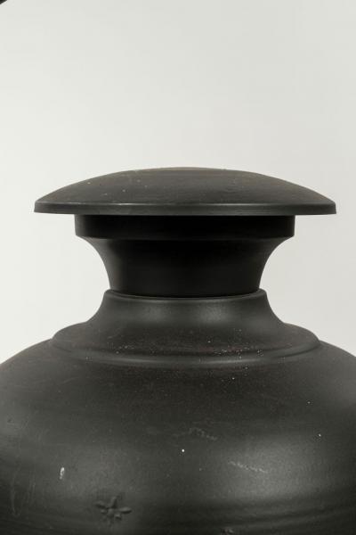 Black Painted Hexagonal Street Lantern