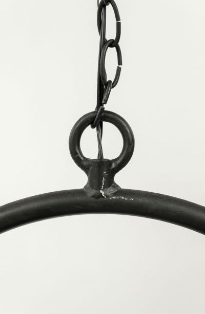 Black Painted Hexagonal Street Lantern