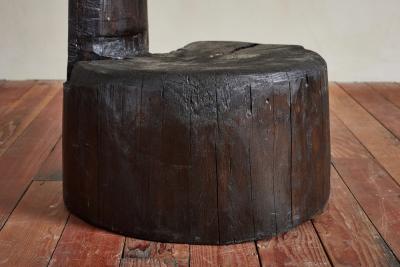 Black Primitive Log chair