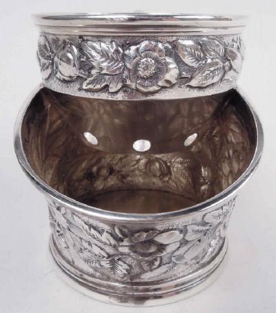 Black Starr Frost American Repousse Sterling Silver Shaving Mug