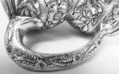 Black Starr Frost American Repousse Sterling Silver Shaving Mug