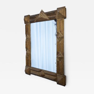 Black forest gilded wooden mirror 2 1910s 