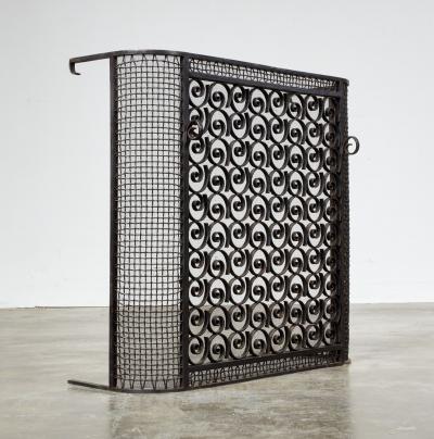 Blacksmith Made Wrought Iron Firescreen