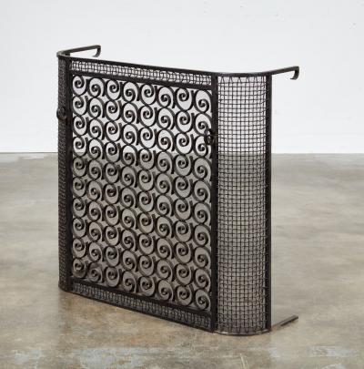 Blacksmith Made Wrought Iron Firescreen