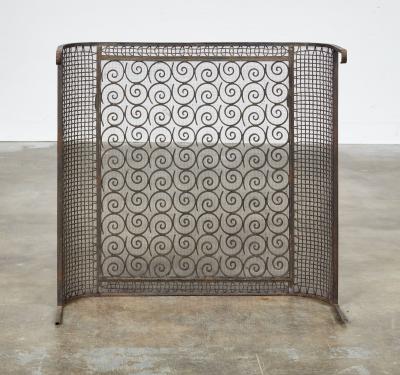 Blacksmith Made Wrought Iron Firescreen