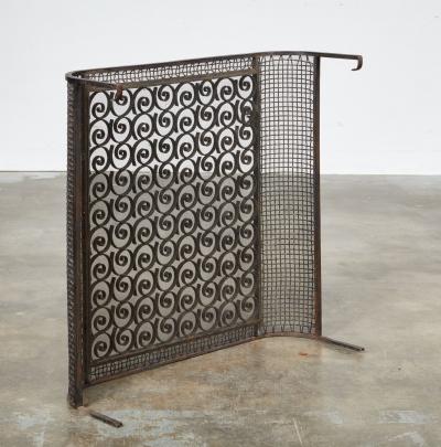 Blacksmith Made Wrought Iron Firescreen