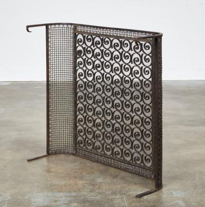 Blacksmith Made Wrought Iron Firescreen
