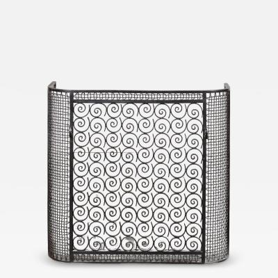 Blacksmith Made Wrought Iron Firescreen