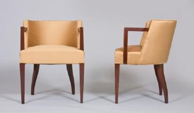 Blanche Klotz A Pair of Art Deco Armchairs by Blanche Klotz