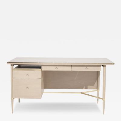 Bleached Mahogany Desk by Paul McCobb Connoisseur Collection C 1950s