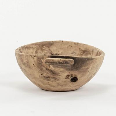 Bleached Swedish Lapland Ale Bowl with Handle