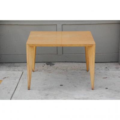 Bleached Wood Modernist Coffee Side Table