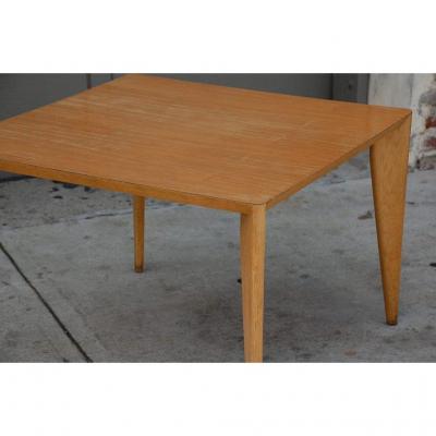 Bleached Wood Modernist Coffee Side Table