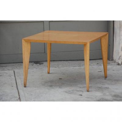 Bleached Wood Modernist Coffee Side Table