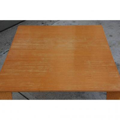 Bleached Wood Modernist Coffee Side Table