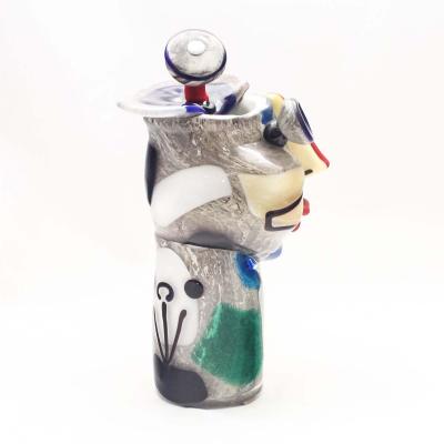 Blown Glass head sculpture by Christoph Kiefhaber