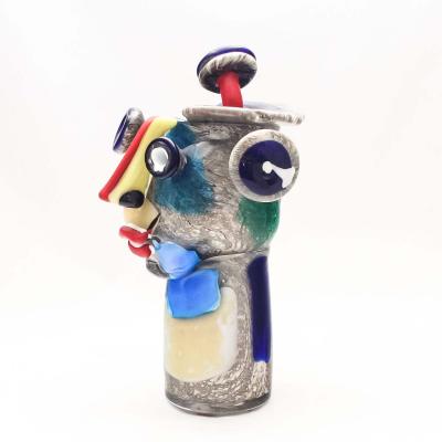 Blown Glass head sculpture by Christoph Kiefhaber