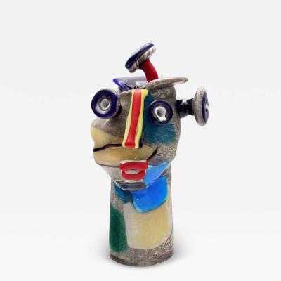 Blown Glass head sculpture by Christoph Kiefhaber