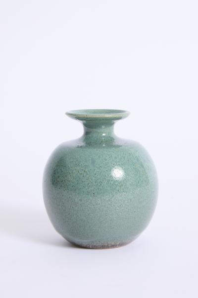 Blue Ceramic Vase by Muguette Rivillon b 1933 