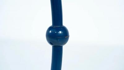 Blue Floorlamp Serpente by Elio Martinelli for Martinelli Luce