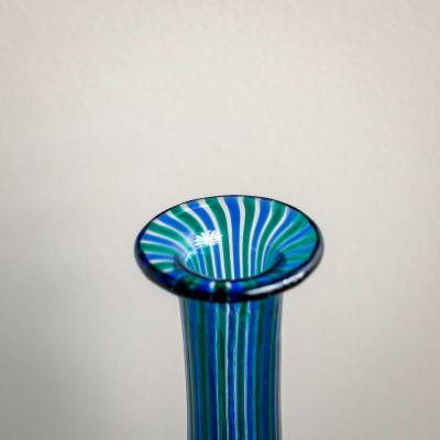 Blue Green Venini Carafe Italy 1979