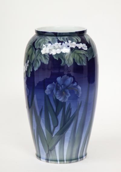 Blue Iris Vase